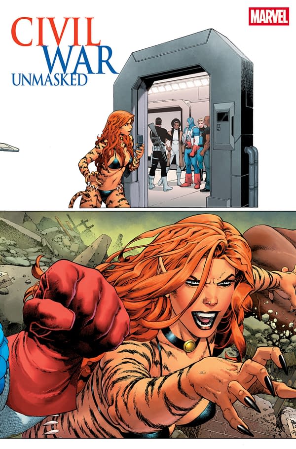 Cover image for CIVIL WAR: UNMASKED #4 PAULO SIQUEIRA 5-PART CONNECTING VARIANT