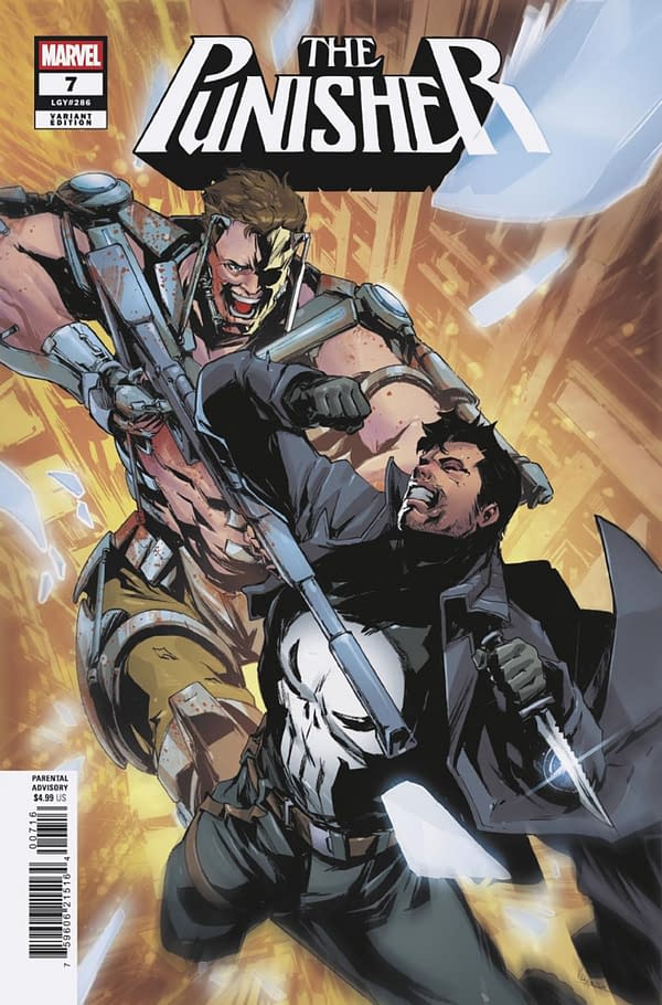 Cover image for PUNISHER #7 PAOLO VILLANELLI VARIANT