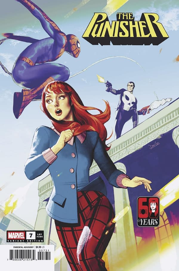 Cover image for PUNISHER #7 DAVI GO MARY JANE WATSON VARIANT