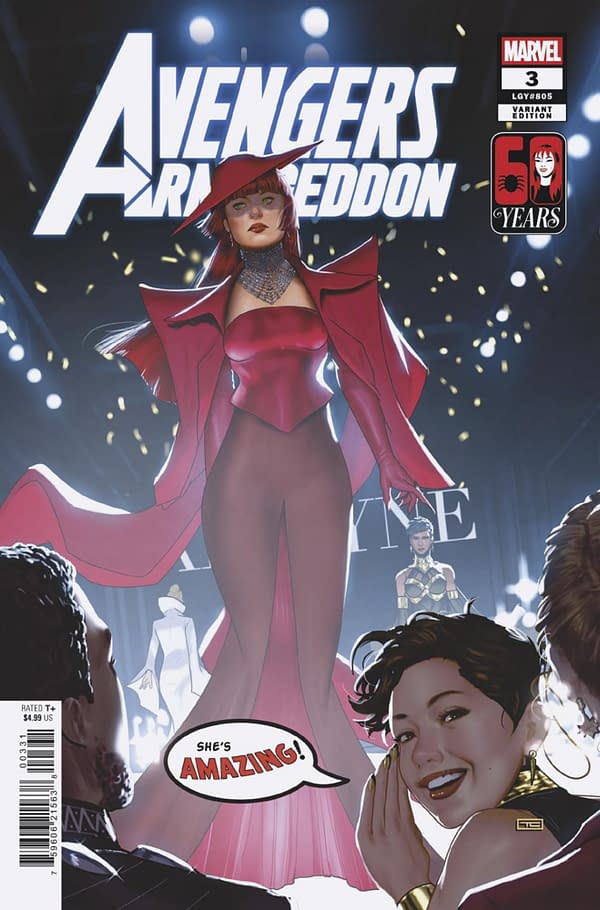 Cover image for AVENGERS: ARMAGEDDON #3 TAURIN CLARKE MARY JANE WATSON VARIANT