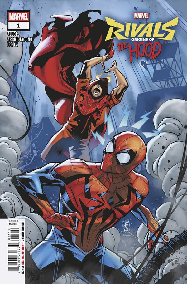 Cover image for ORIGINS OF THE HOOD: MARVEL RIVALS #1 PACO DIAZ COVER