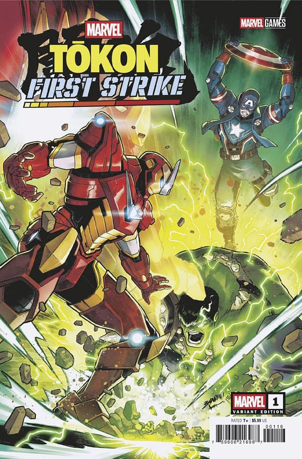 Cover image for MARVEL TOKON: FIRST STRIKE #1 MICHELE BANDINI VARIANT