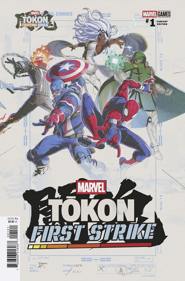Cover image for MARVEL TOKON: FIRST STRIKE #1 MARVEL TOKON: FIGHTING SOULS VARIANT