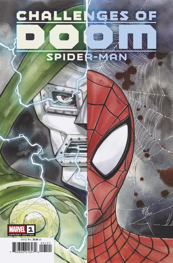 Cover image for CHALLENGES OF DOOM: SPIDER-MAN #1 PEACH MOMOKO VARIANT