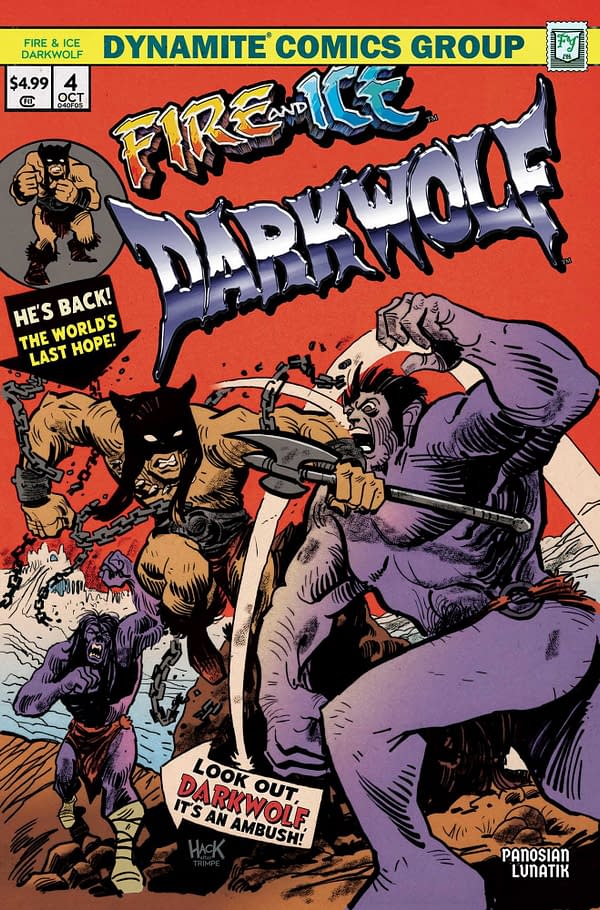 Cover image for Fire and Ice: Darkwolf #4