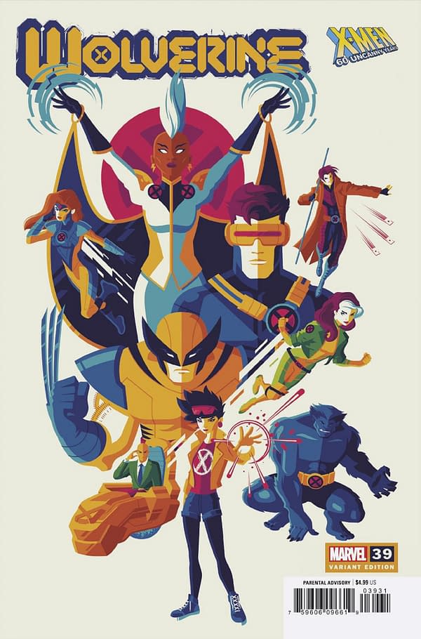 Cover image for WOLVERINE 39 TOM WHALEN X-MEN 60TH VARIANT [FALL]