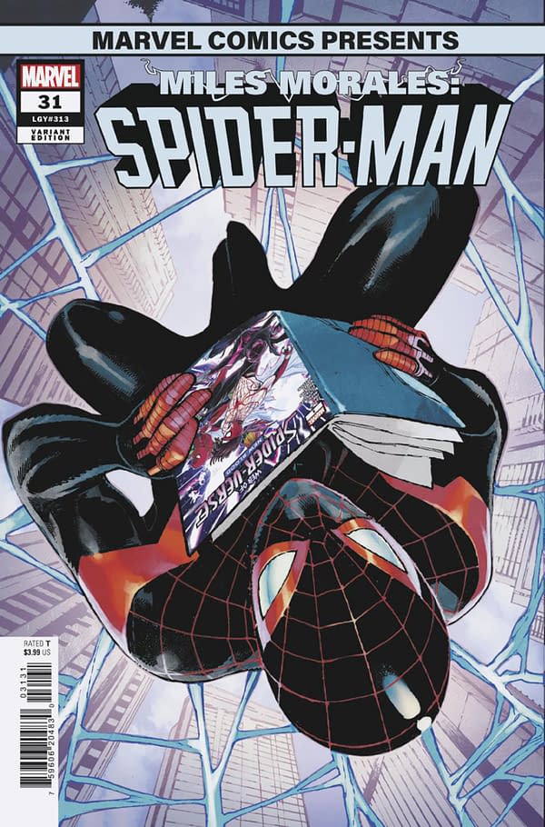 Cover image for MILES MORALES: SPIDER-MAN #31 SARA PICHELLI MARVEL COMICS PRESENTS VARIANT [DVS]