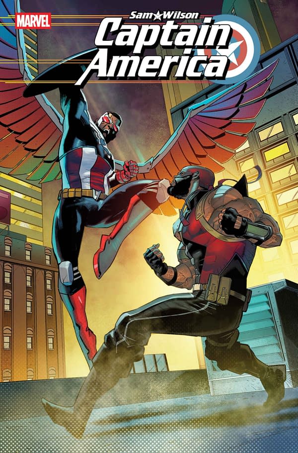 Cover image for SAM WILSON, CAPTAIN AMERICA #4 ROGE ANTONIO VARIANT