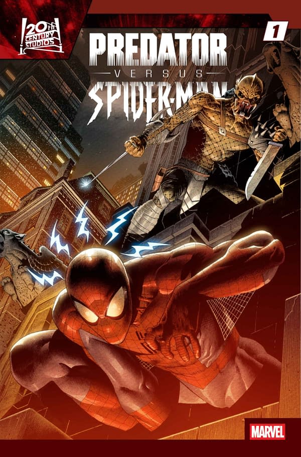Cover image for PREDATOR VS. SPIDER-MAN #1 PAULO SIQUEIRA COVER