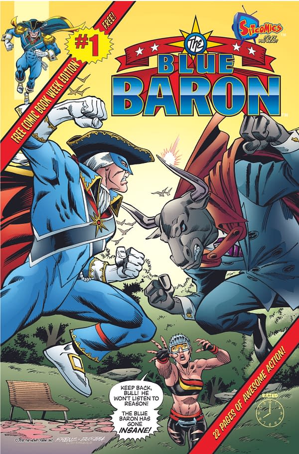 22-Page Preview of Blue Baron #1 with Ron Frenz and Sal Buscema &#8211; Another 64-Page $3.99 Sitcomic
