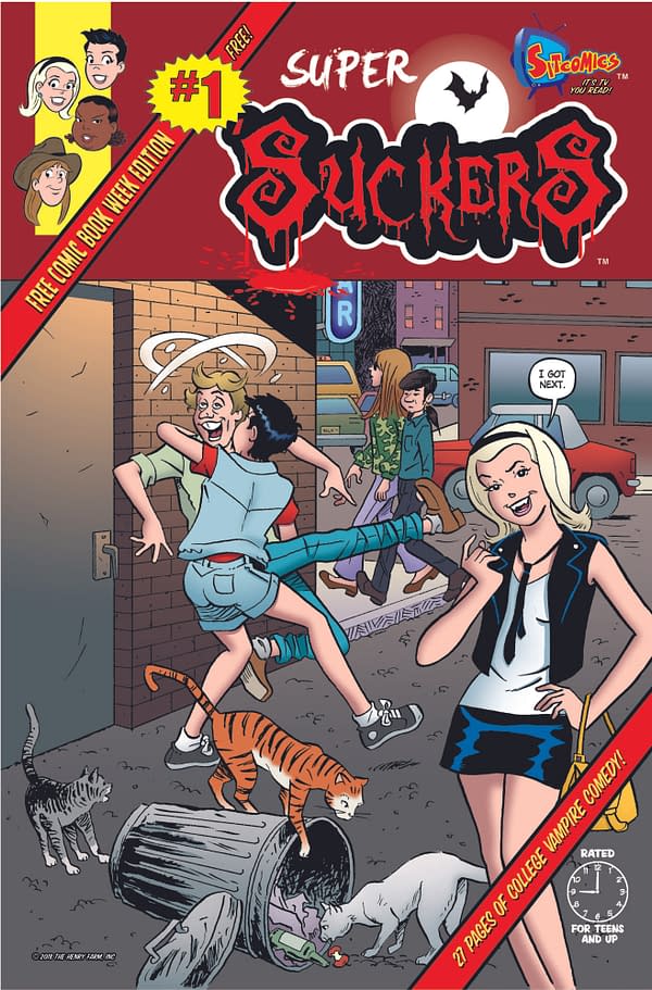 28-Page Preview of Super Suckers #1, Another of Sitcomics' 64-Page $3.99 Comics