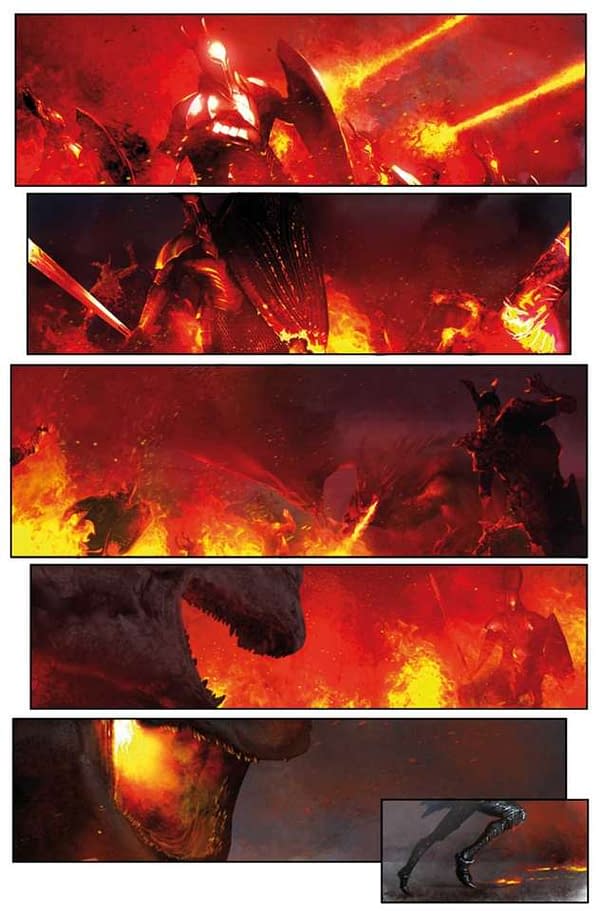 Sneek Peek of Dark Souls: Age of Fire Comic from Ryan O'Sullivan and Anton Kokarev for May