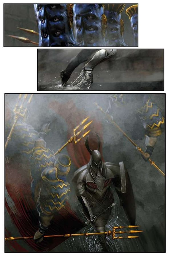 Sneek Peek of Dark Souls: Age of Fire Comic from Ryan O'Sullivan and Anton Kokarev for May