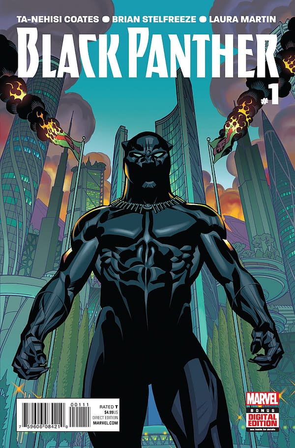 Black Panther #1 Cover by Brian Stelfreeze and Laura Martin