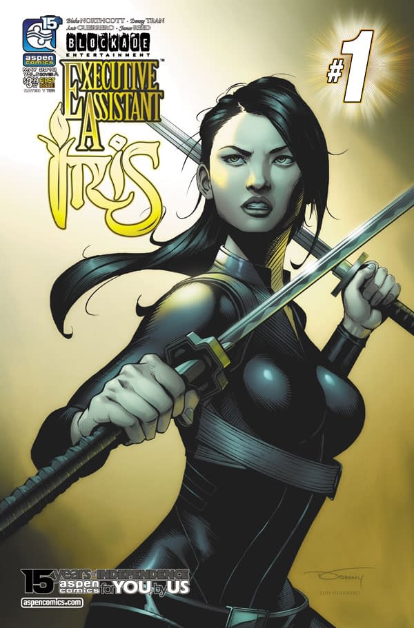 Aspen Relaunches Executive Assistant: Iris with Vol. 5 #1 and a 25-Cent Primer in May 2018 Solicits