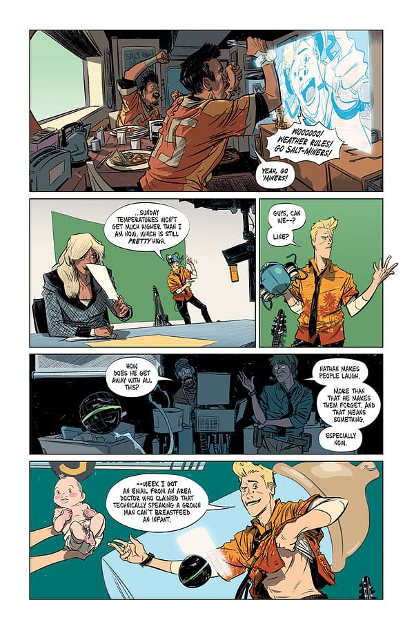 When a Grown Man Breast Feeds a Baby &#8211; Jody LeHeup and Nathan Fox's Weatherman #1 from Image Comics Previewed