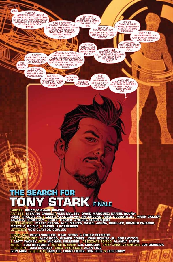 Tomorrow's Iron Man #600 Sees Tony Stark Try to Bring Jim Rhodes Back To Life&#8230;