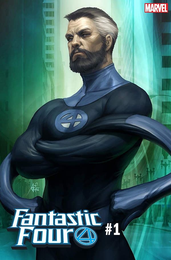 Stanley "Artgerm" Lau's Invisible Woman and Mr. Fantastic Covers for Fantastic Four #1 Revealed