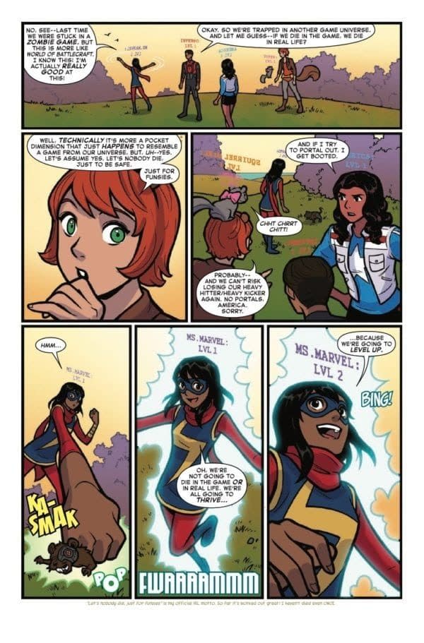 Tomorrow's Ms. Marvel/Squirrel Girl #1 Will Be Missing a Page