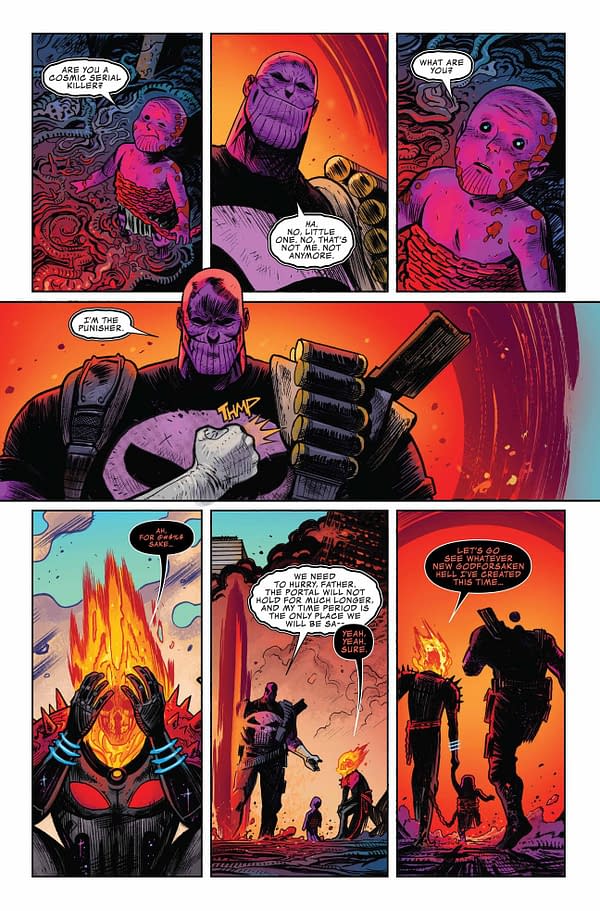 Cosmic Ghost Rider Makes Thanos the Image of Himself