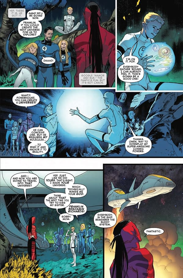 Addressing the Veracity of Namor/Sue Fanfic in Fantastic Four #2
