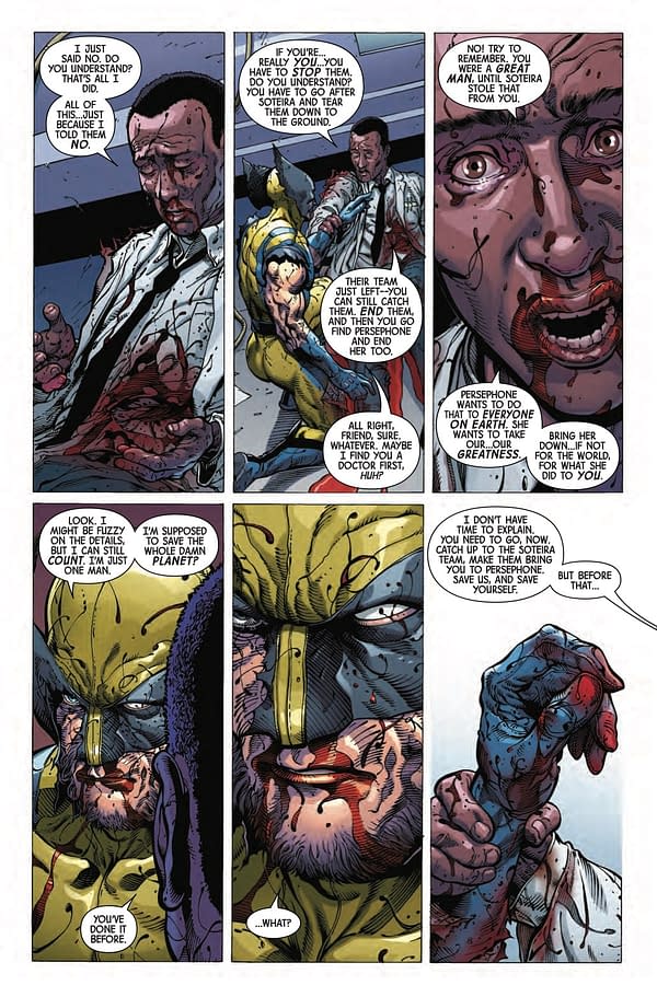 Hot Claws Unleashed! A Bloody, Steaming, Pointy Return of Wolverine #1 Preview