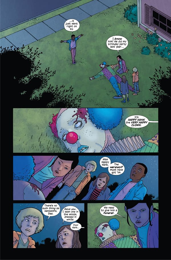When Kids Have to Dispose of a Dead Clown &#8211; Preview of Ice Cream Man #8