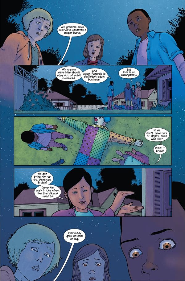 When Kids Have to Dispose of a Dead Clown &#8211; Preview of Ice Cream Man #8