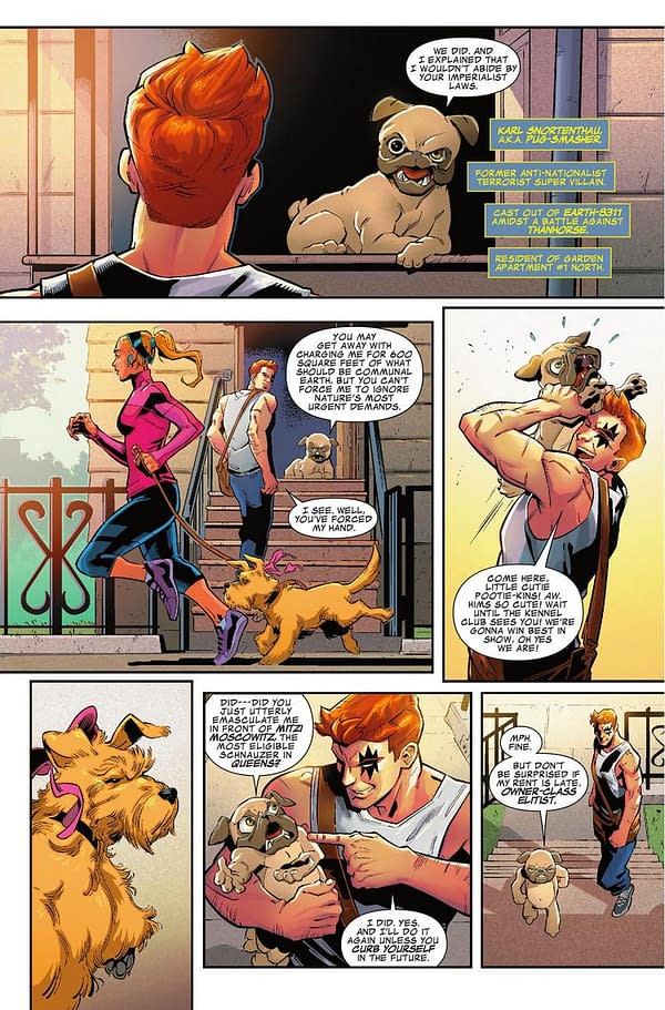 See Shatterstar Adorably Snuggle a Puppy in This Preview of Shatterstar #1