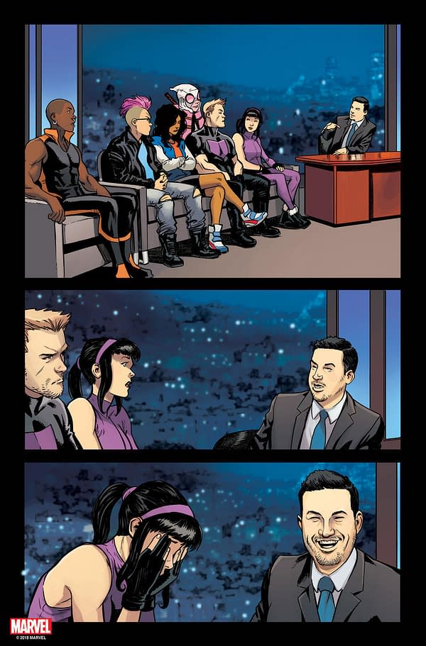 Jimmy Kimmel to Appear in West Coast Avengers #4, and On David Nakayama Variant