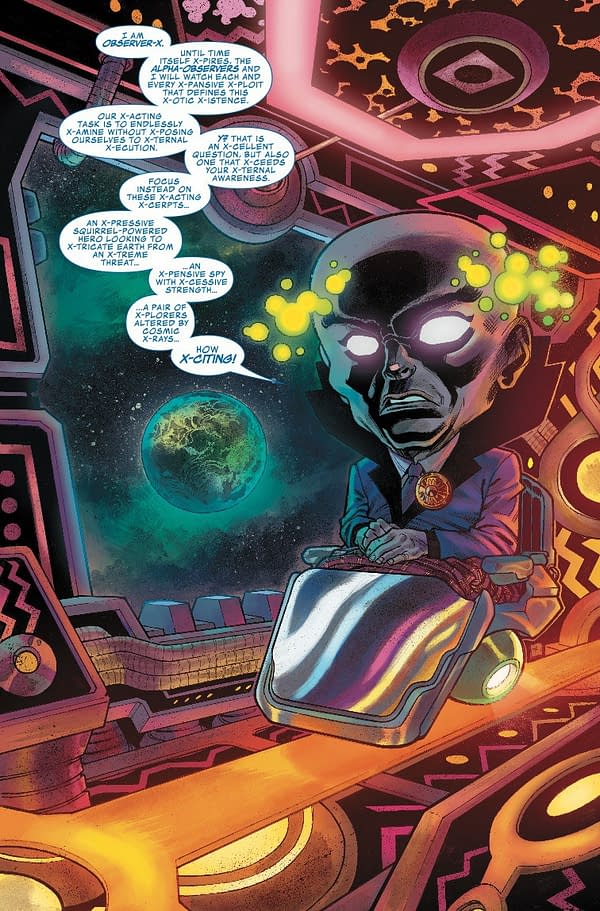 Watcher/Professor X Mashup Goes All In on the X-Puns in Next Week's Infinity Warps #1