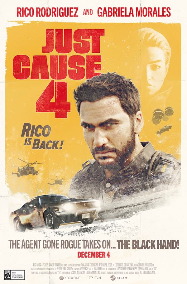 Square Enix Creates Stylized Movie Posters and Trailers for Just Cause 4