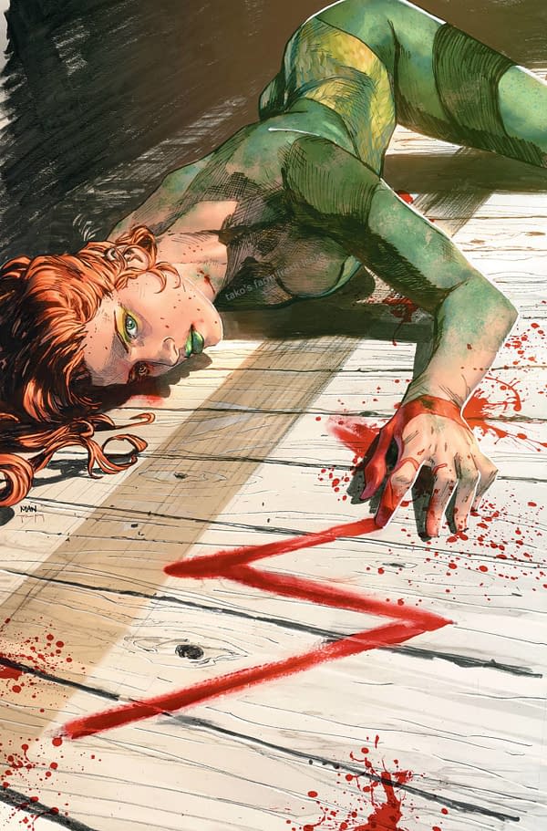 Poison Ivy Death on the Cover of Heroes In Crisis #7