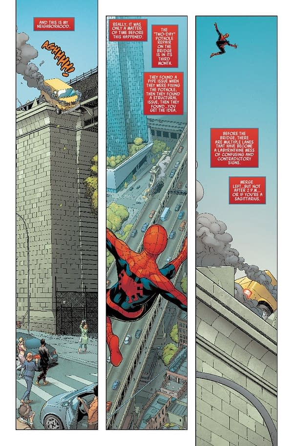 Spider-Man vs. The Department of Transportation in Next Week's Friendly Neighborhood Spider-Man #1