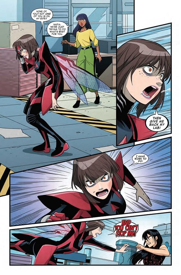 Nadia Has a Hank Pym Style Freakout in Next Week's Unstoppable Wasp #5 (Preview)
