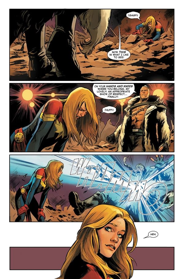 Sightings of Thor's Naughty Parts in This Week's Captain Marvel #2 Preview