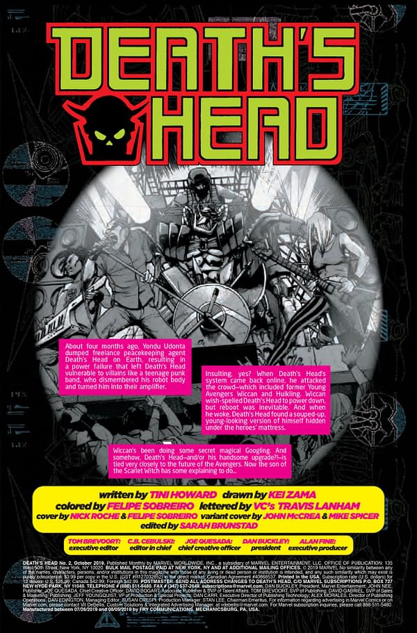 Death's Head #2 [Preview]