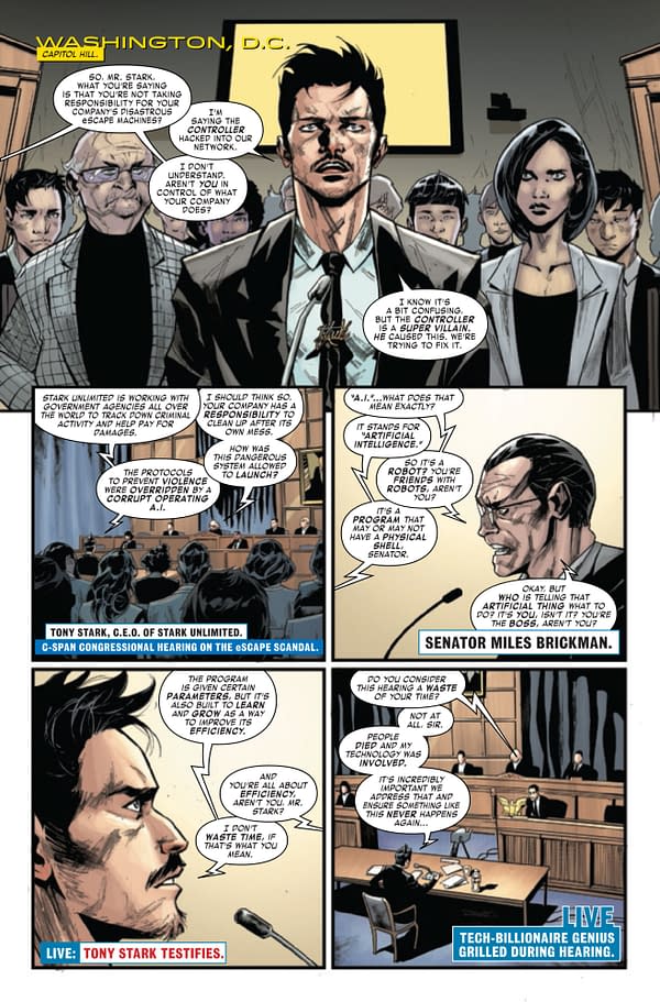 Tony Stark Iron Man #15 [Preview]