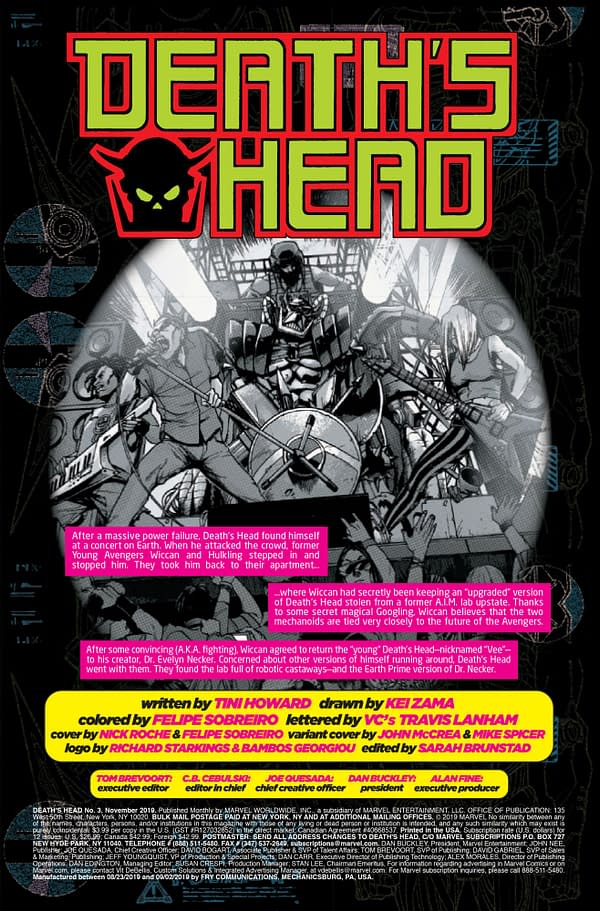 Death's Head #3 [Preview]