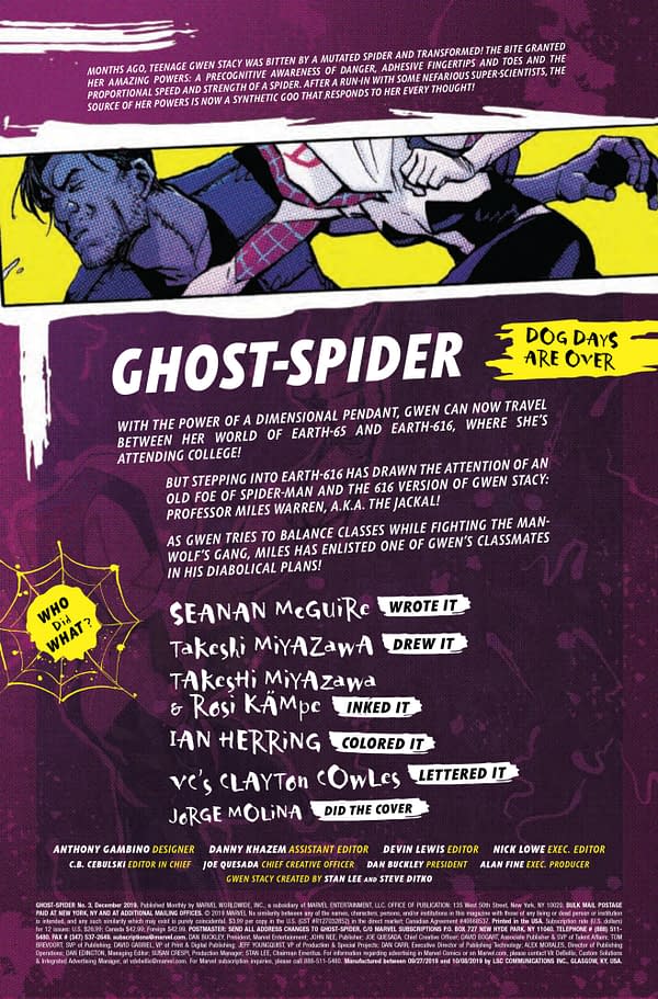 Ghost-Spider #3 [Preview]