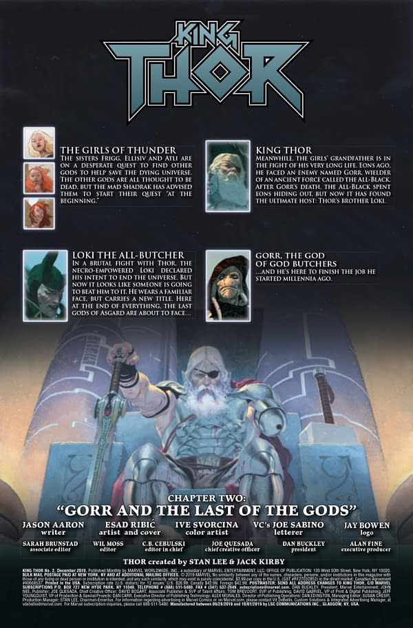 King Thor #2 [Preview]