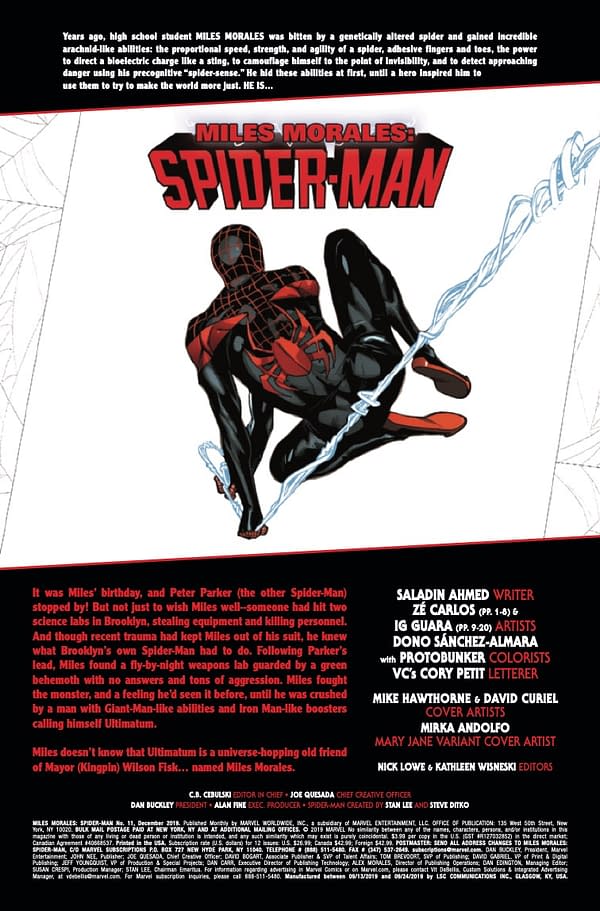 Miles Morales Spider-Man #11 [Preview]