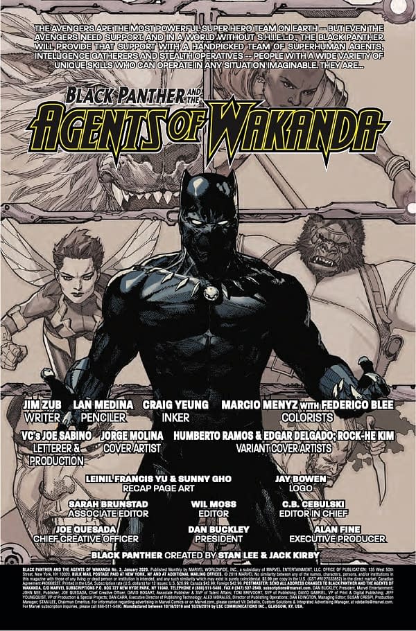 Black Panther and the Agents of Wakanda #3 [Preview]