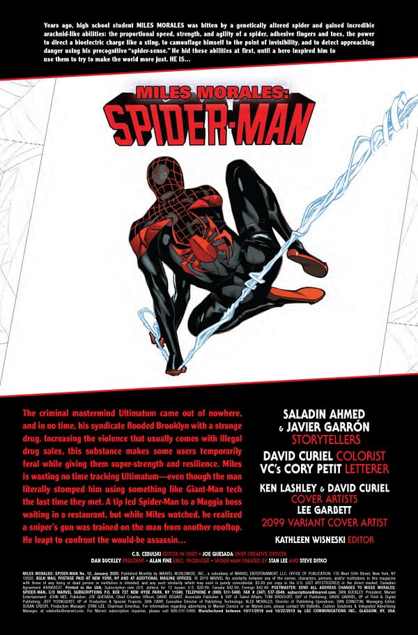Miles Morales: Spider-Man #12 [Preview]