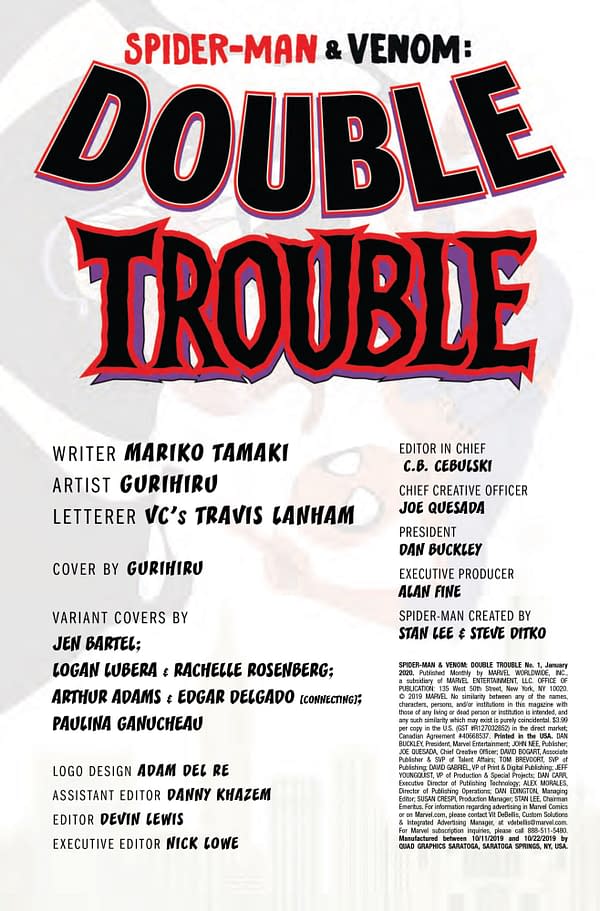 Spider-Man & Venom: Double Trouble #1 [Preview]