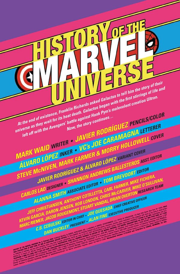 History of the Marvel Universe #6 [Preview]
