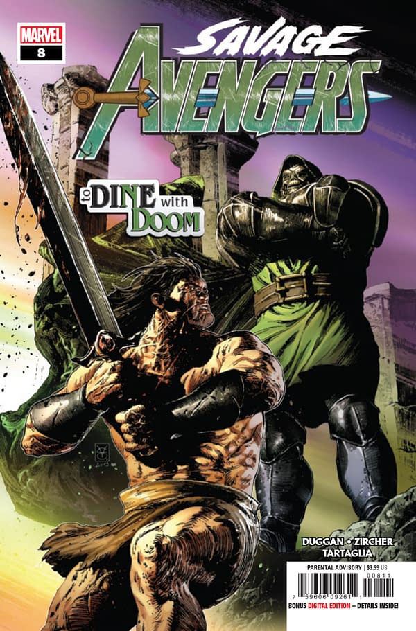 Doctor Doom Gets Intimate with Conan in Savage Avengers #8 [Preview]