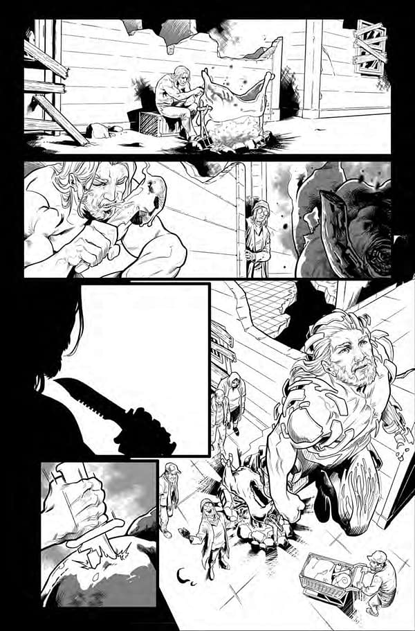 Valiant Previews Emilio Laiso's Inks for X-O Manowar #1