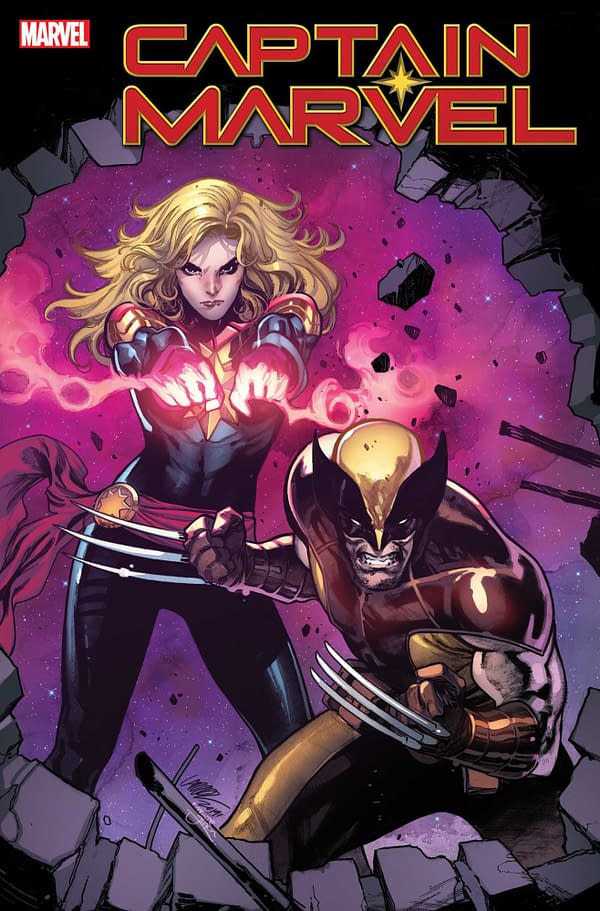 Carol Danvers to Lose Shirt in Poker Game with Wolverine in April's Captain Marvel #17