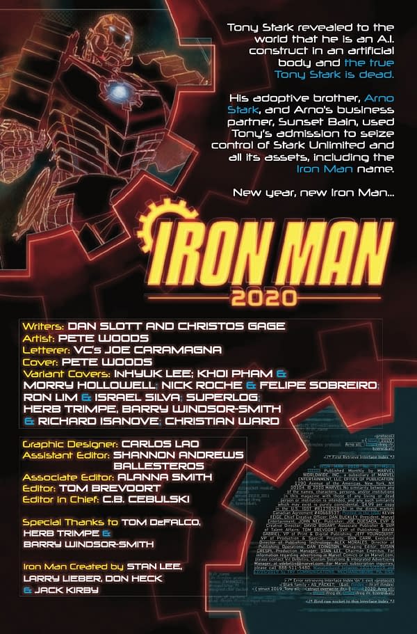 Iron Man 2020 #1 [Preview]